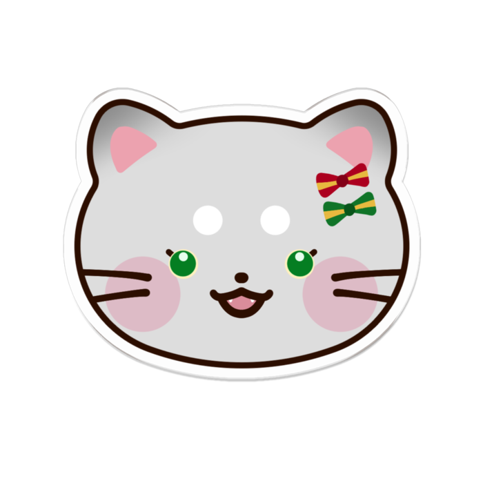 アクリルバッジ - 70 x 70 (mm)
