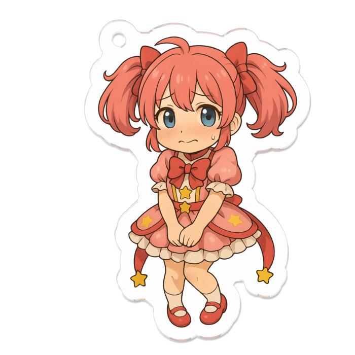 アクリルキーホルダー - 50 x 50 (mm)