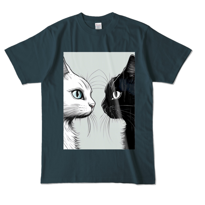 カラーTシャツ - L - デニム (濃色)