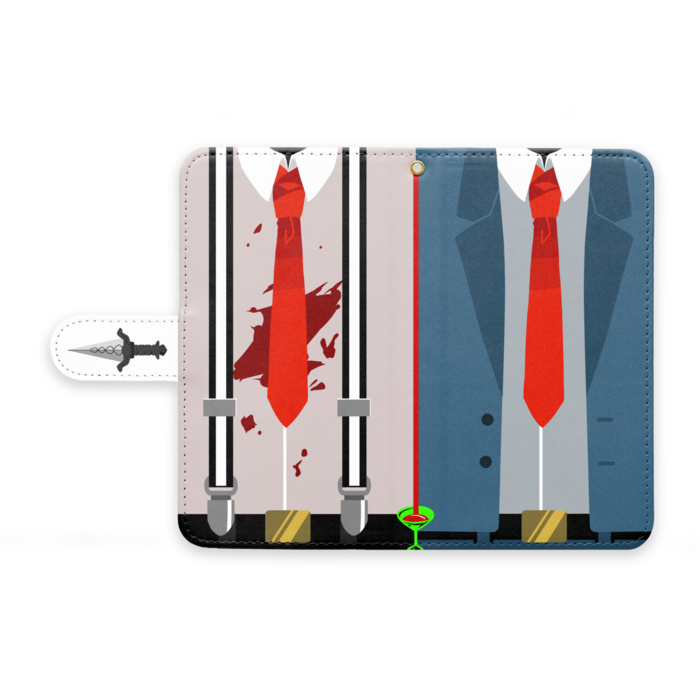 手帳型Androidケース - M - ストラップ穴 あり