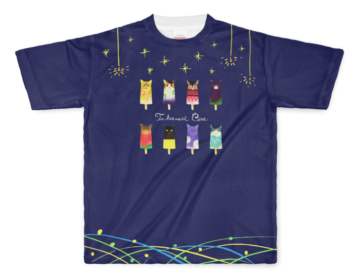 フルグラフィックTシャツ - L - 両面印刷