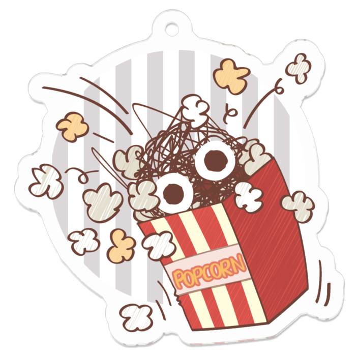 アクリルキーホルダー - 50 x 50 (mm)