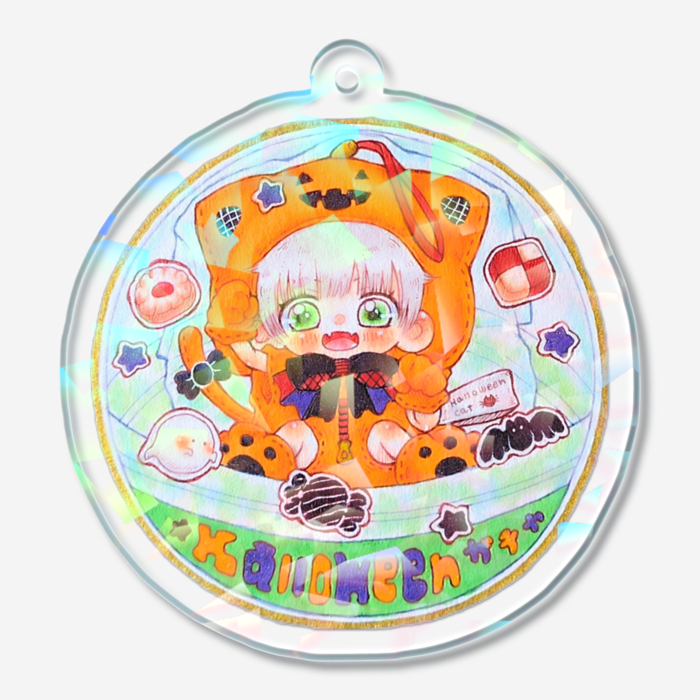 ホログラムアクリルキーホルダー - 50 × 50mm