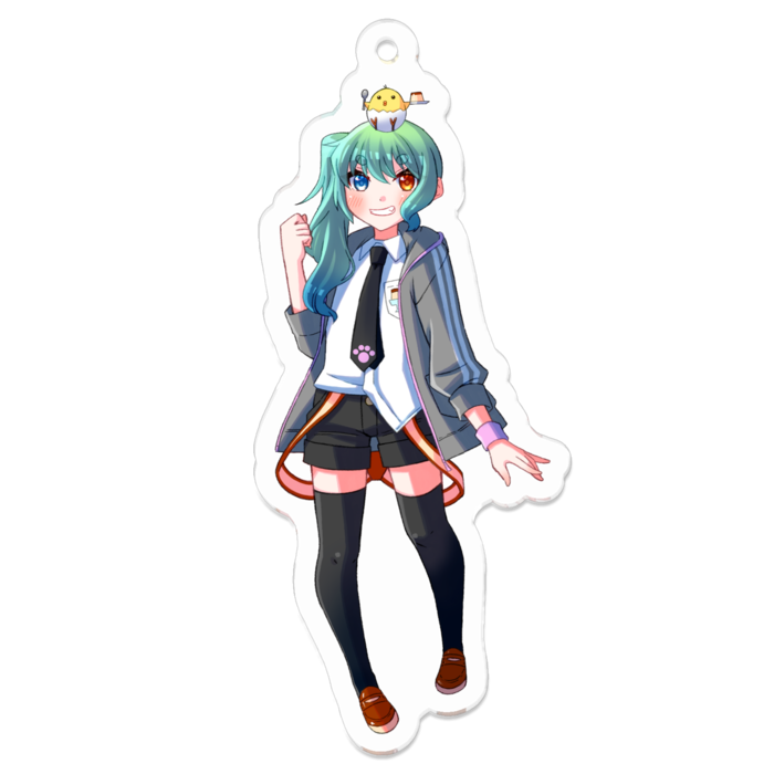 アクリルキーホルダー - 70 x 70 (mm)