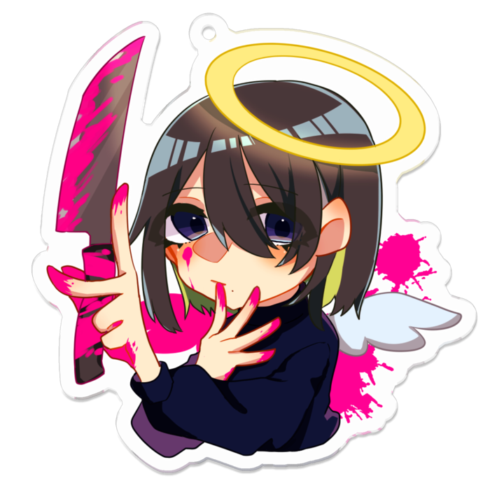 アクリルキーホルダー - 70 x 70 (mm)