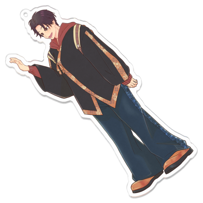 アクリルキーホルダー - 100 x 100 (mm)(あきと)