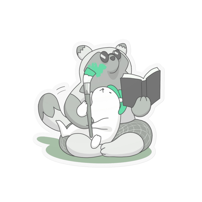 ステッカー - 100 x 100 (mm)