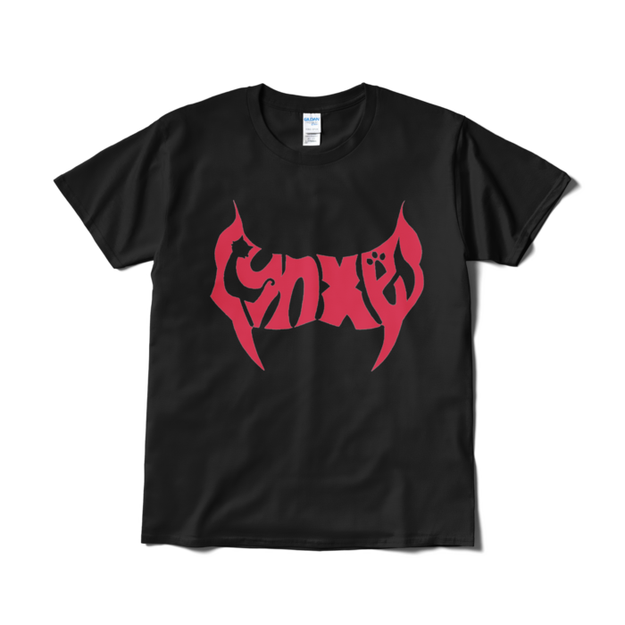 - L - ブラック（赤文字）