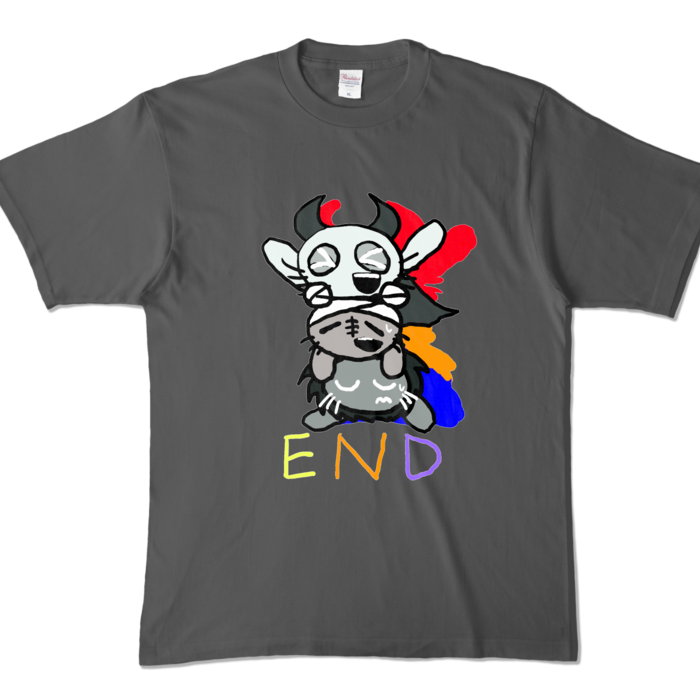 カラーTシャツ - XL - チャコール (濃色)