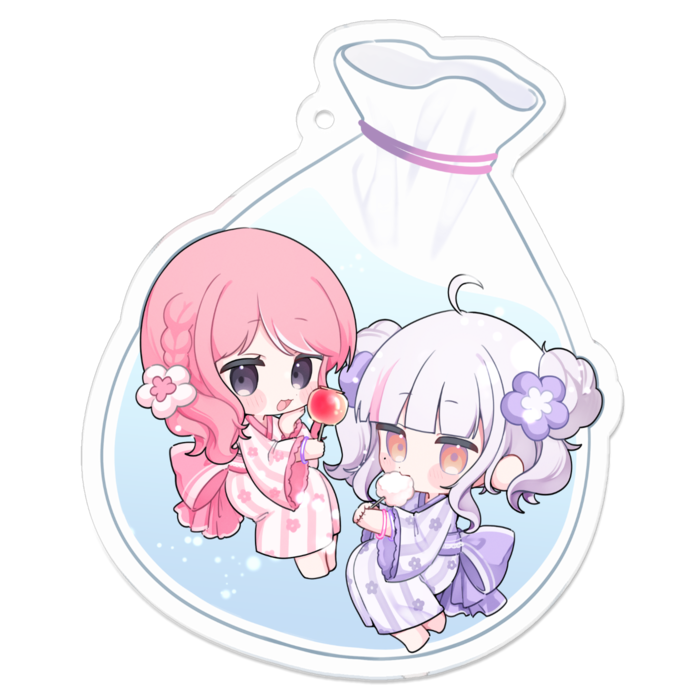 アクリルキーホルダー - 70 x 70 (mm)