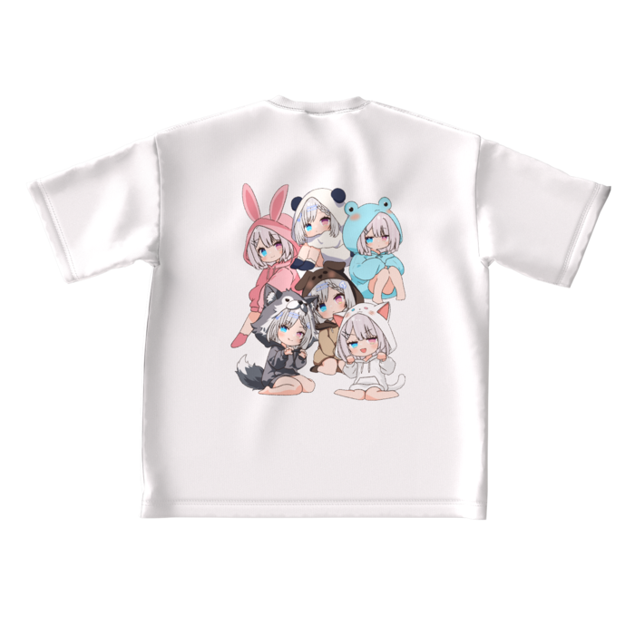 ビッグシルエットTシャツ - L - 背面