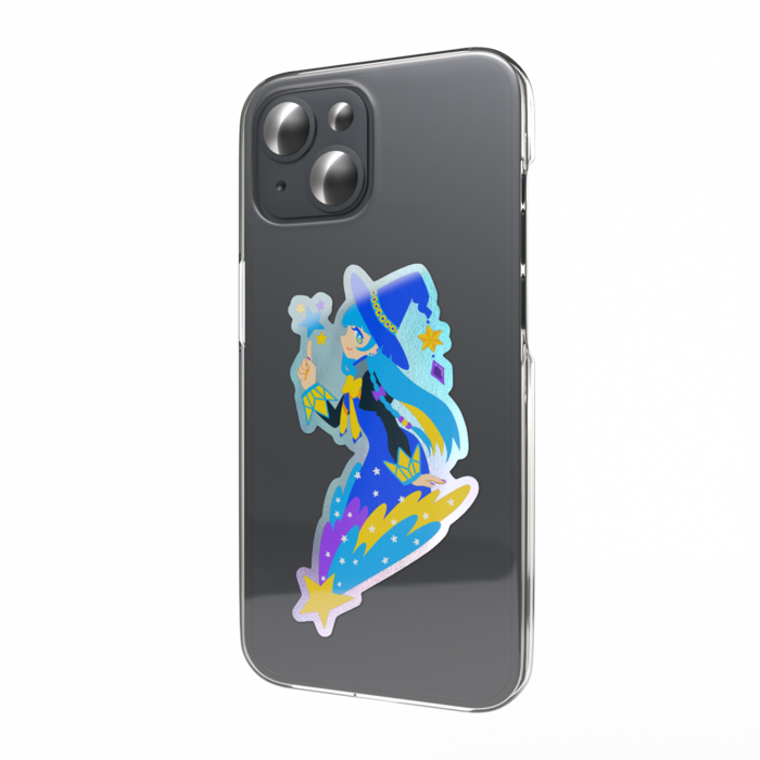 オーロラスマホステッカー - 縦