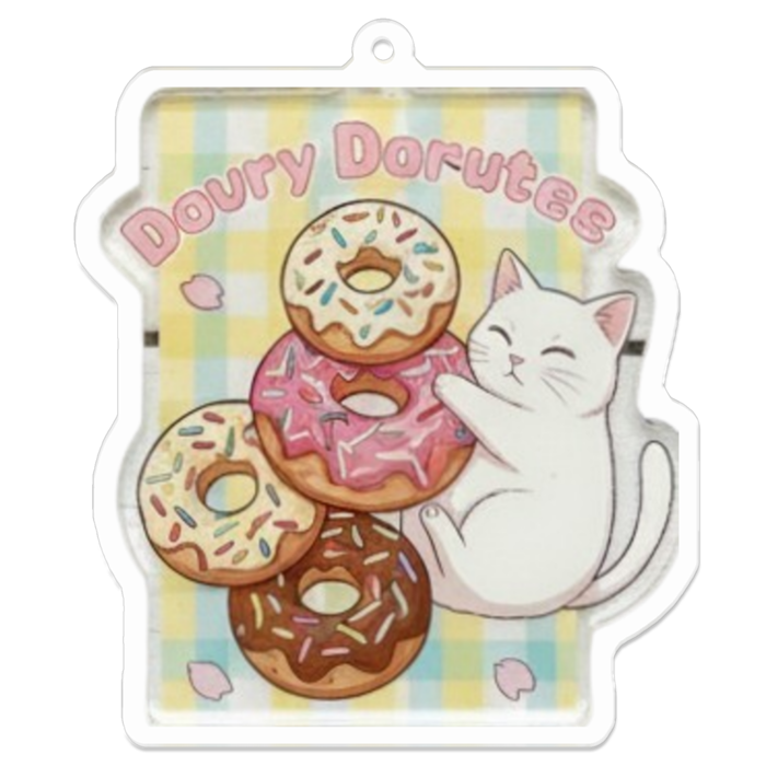 アクリルキーホルダー（コーティング） - 70 x 70 (mm)