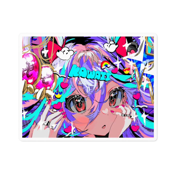 ステッカー - 100 x 100 (mm)