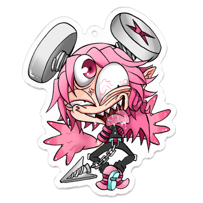 アクリルキーホルダー - 70 x 70 (mm)