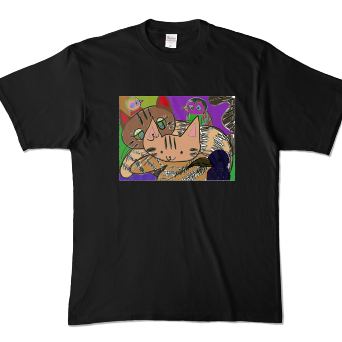 カラーTシャツ - XL - ブラック (濃色)