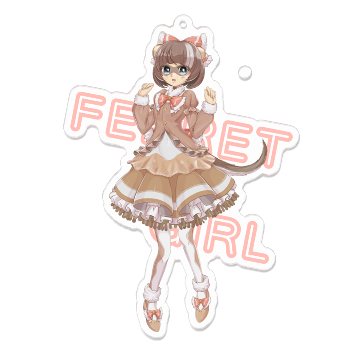 アクリルキーホルダー - 100 x 100 (mm)