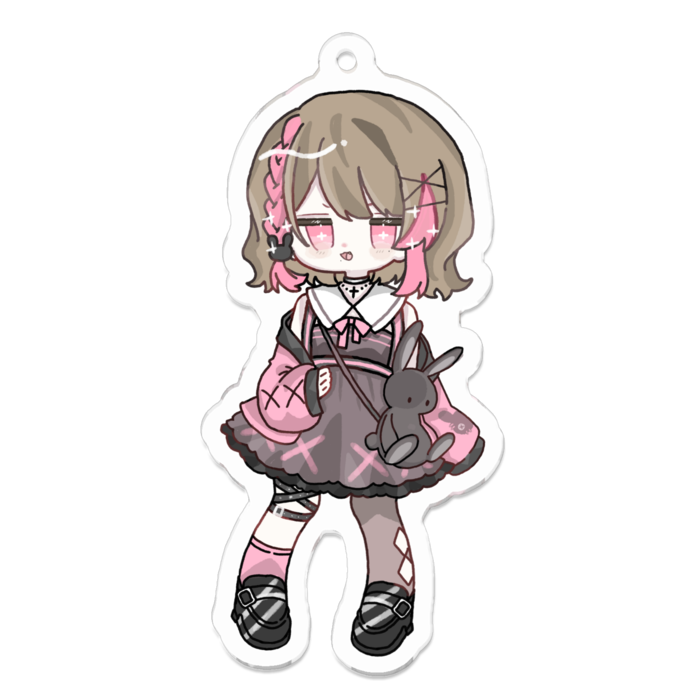 アクリルキーホルダー - 70 x 70 (mm)