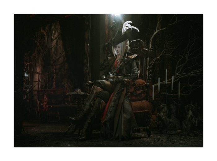 Bloodborne 時計塔のマリア Cosplay Photo Poster L Fantome Booth