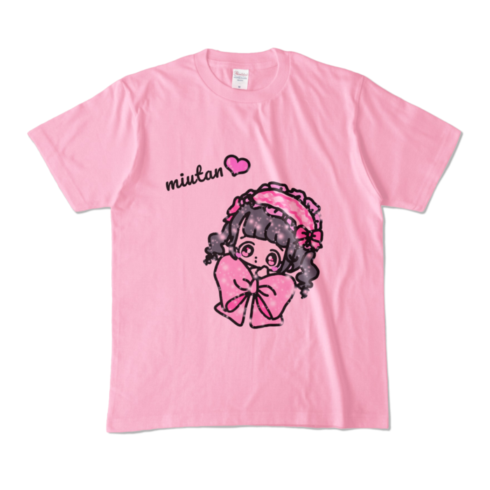 カラーTシャツ - M - ピーチ (淡色)
