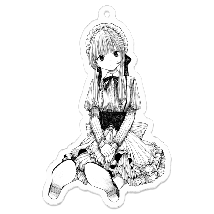 アクリルキーホルダー - 70 x 70 (mm)