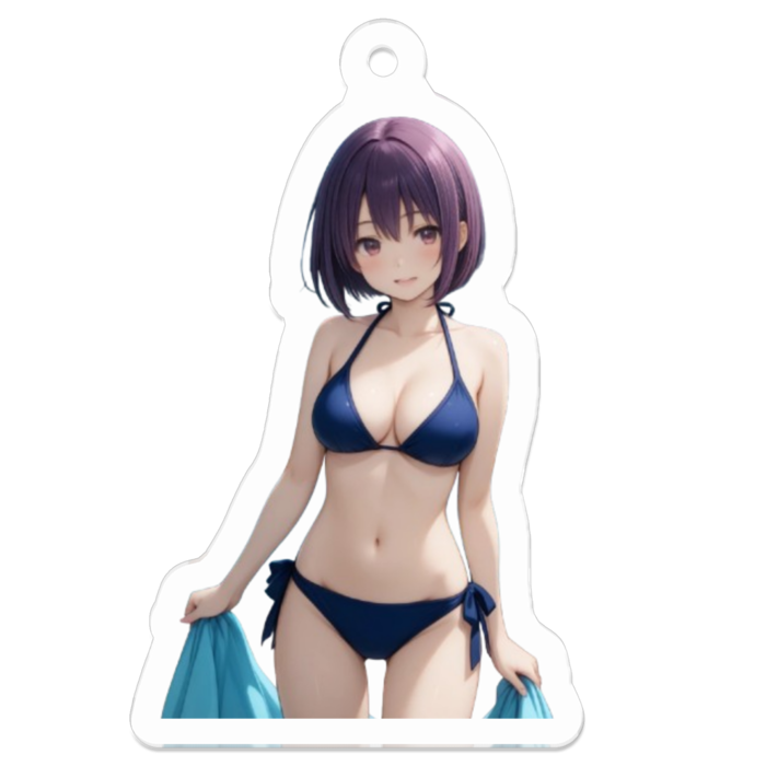 アクリルキーホルダー - 50 x 50 (mm)