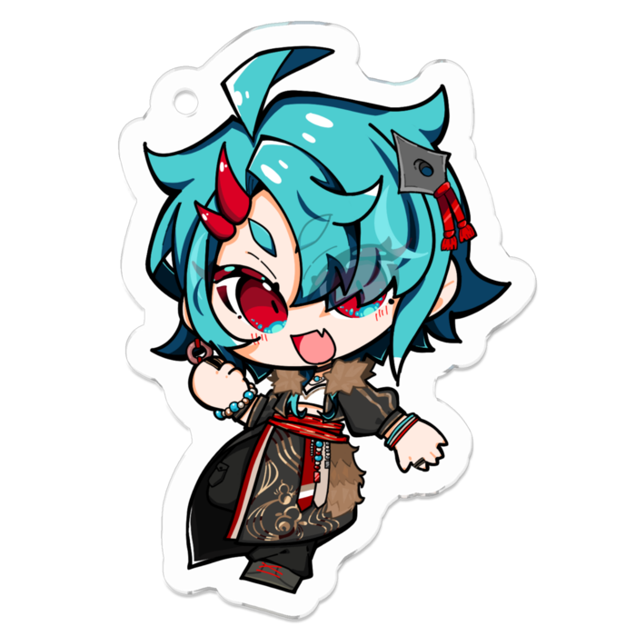 アクリルキーホルダー - 50 x 50 (mm)