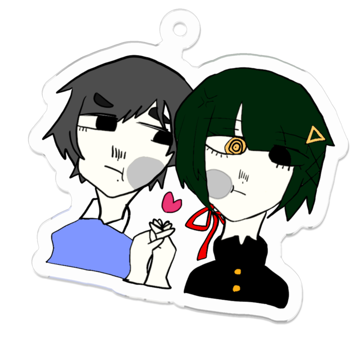 アクリルキーホルダー - 50 x 50 (mm)