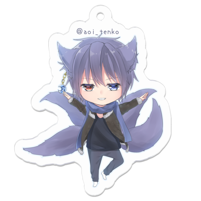 アクリルキーホルダー - 50 x 50 (mm)