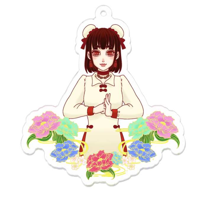 アクリルキーホルダー - 70 x 70 (mm)