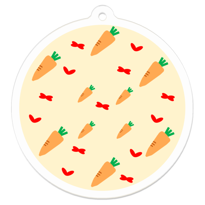 アクリルキーホルダー（コーティング） - 50 x 50 (mm)