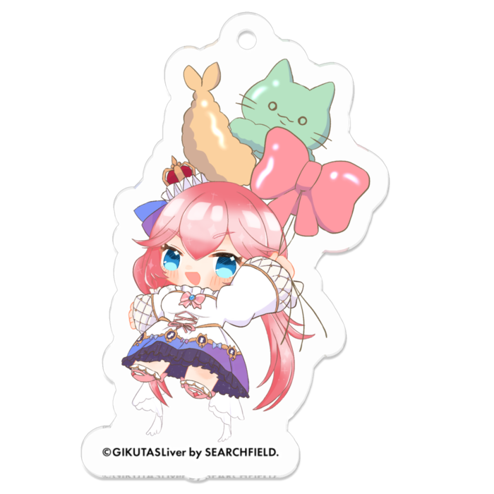 アクリルキーホルダー（コーティング） - 50 x 50 (mm)