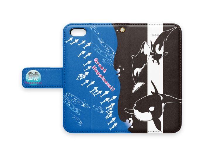 手帳型iPhoneケース - iPhone 5 / 5s / SE - ストラップ穴 あり