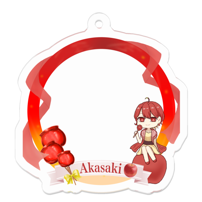 アクリルキーホルダー - 50 x 50 (mm)