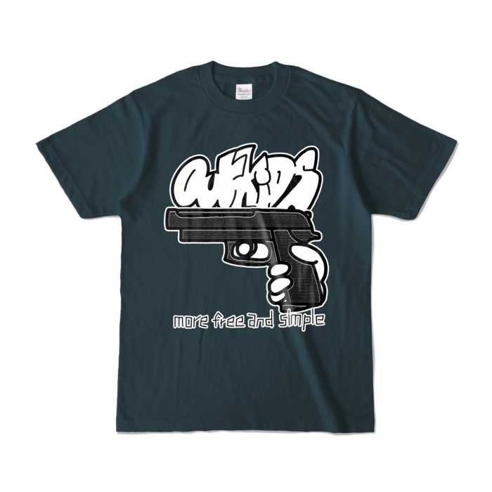 カラーTシャツ - S - デニム (濃色)