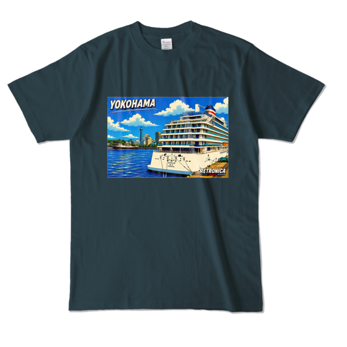 カラーTシャツ - L - デニム (濃色)