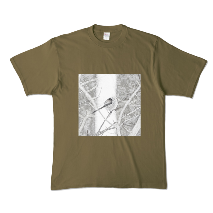 カラーTシャツ - XL - オリーブ (濃色)(5)