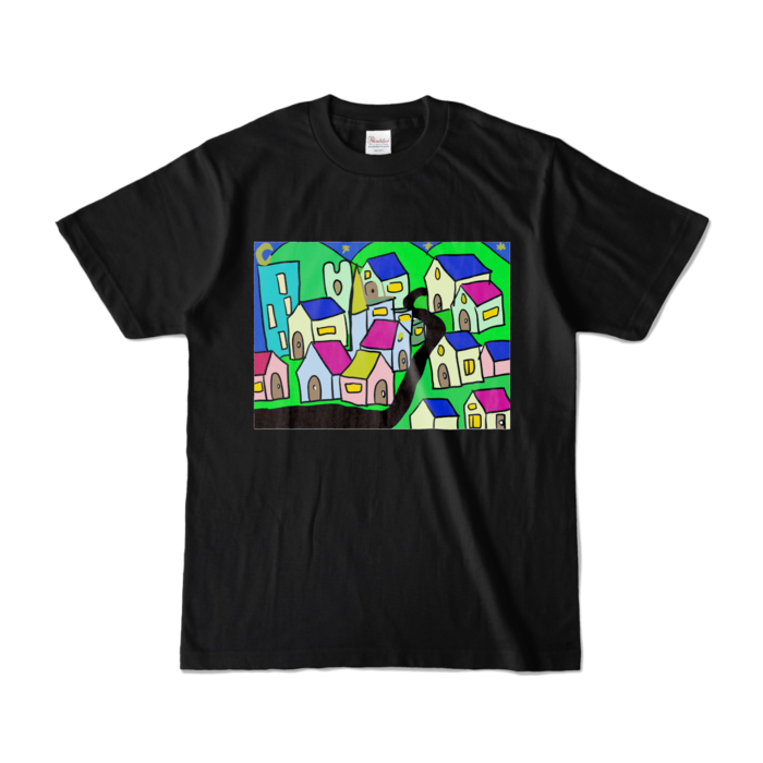 カラーTシャツ - S - ブラック (濃色)