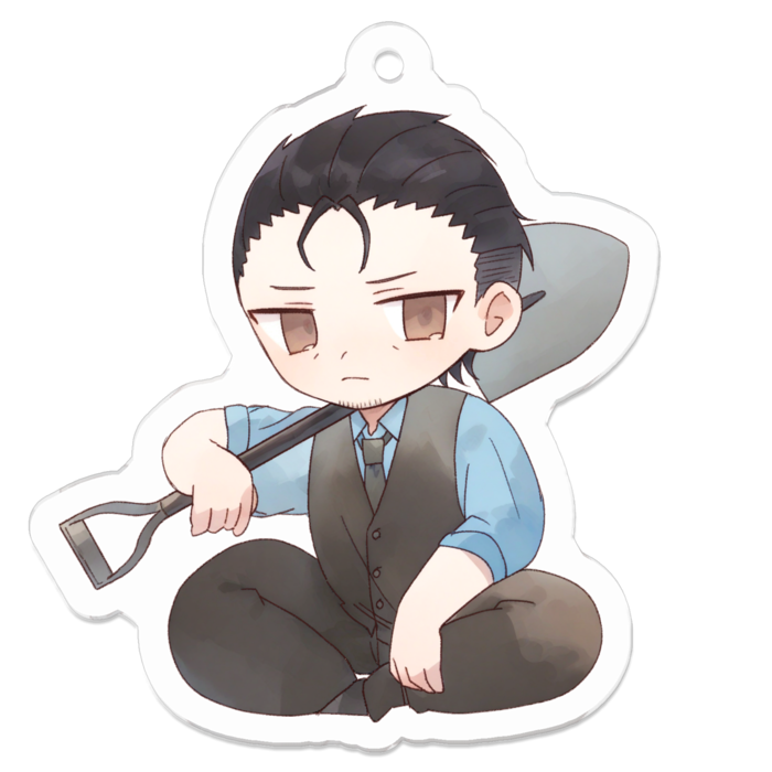 アクリルキーホルダー - 50 x 50 (mm)