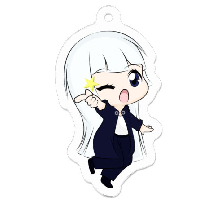 アクリルキーホルダー - 50 x 50 (mm)