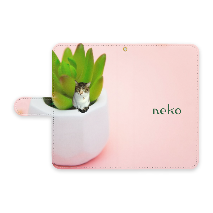 手帳型Androidケース - L - ストラップ穴 あり