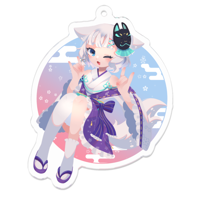 アクリルキーホルダー - 70 x 70 (mm)