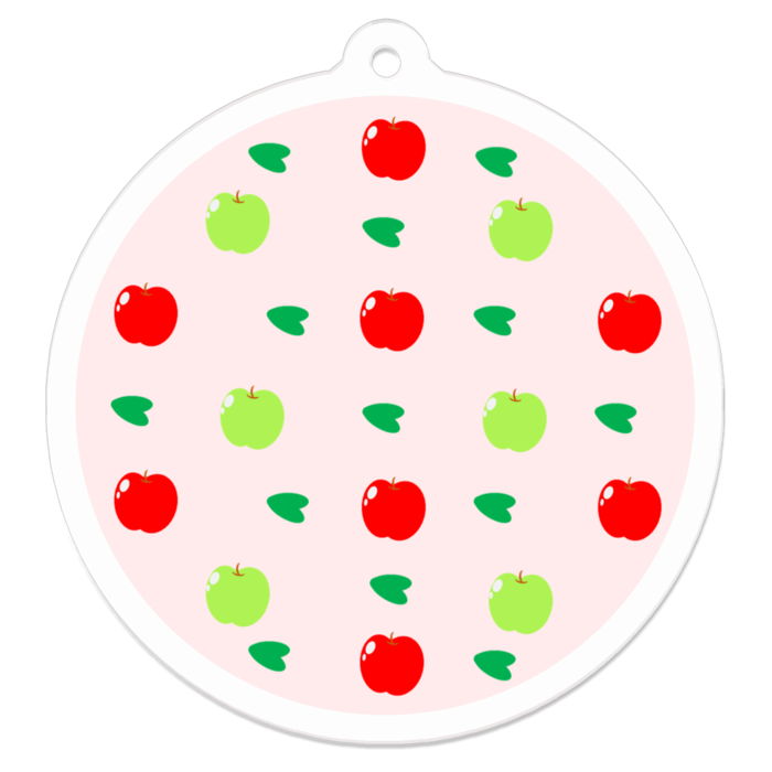 アクリルキーホルダー（コーティング） - 50 x 50 (mm)