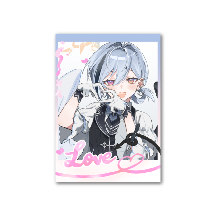 チェキ風カード(笑顔)