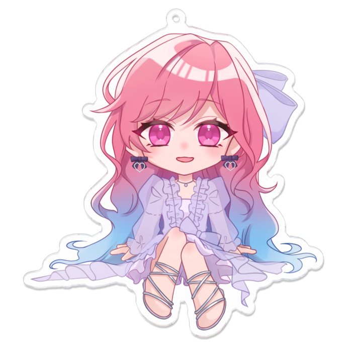 アクリルキーホルダー - 100 x 100 (mm)