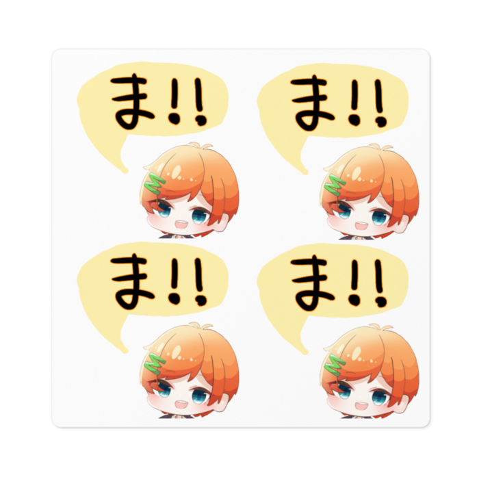 ステッカー - 100 x 100 (mm)