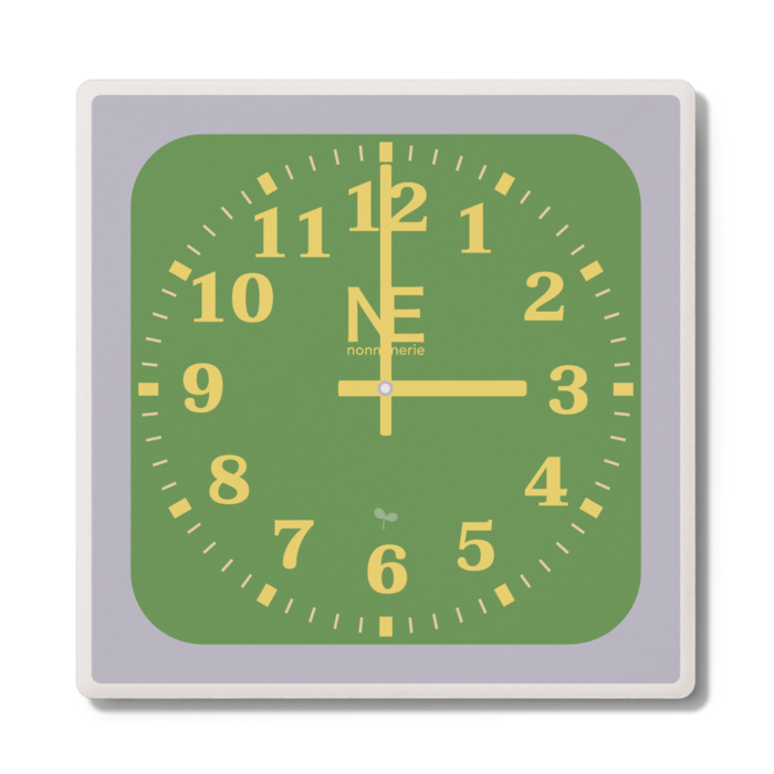 駅の時計（コースター - 角形）