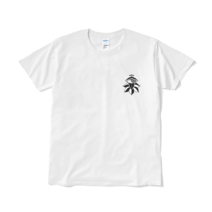 スタンダートTシャツ（ロゴ色パープル） - L - ホワイト