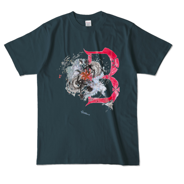 カラーTシャツ - L - デニム (濃色)