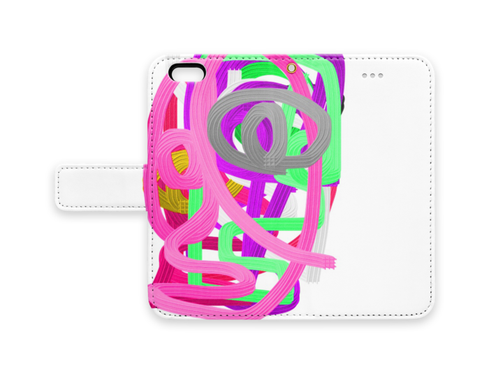 手帳型iPhoneケース - iPhone6 - ストラップ穴 あり